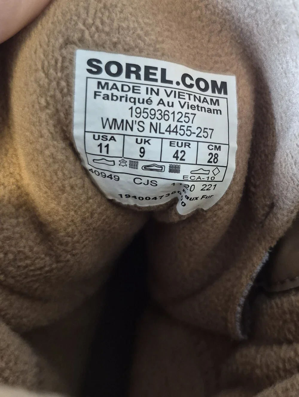 Sorel Explorer II Joan Cozy Boots Brown Sherpa Fleece Waterproof Insulated Sz 11